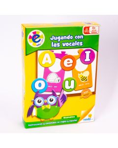 Juego Mesa Jugando Con Vocales +4a