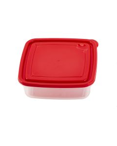 Recipiente Cuadrado 1.2l Rojo Guatelast