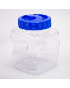 Contenedor Cuadrado Clear 2l Guateplast