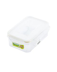 Recipiente Click Clak Rect 30oz Natural Guateplast