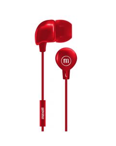 Audífono Maxell Micrófono In-bax Rojo