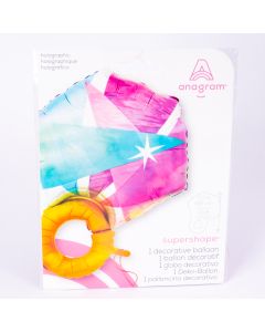 Globo Anillo Boda Turquesa 36 Pulg