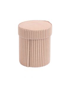 Caja Cilíndrica Mini Corrugada #3
