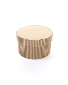 Caja Kraft Corrugado Cilíndrico #3