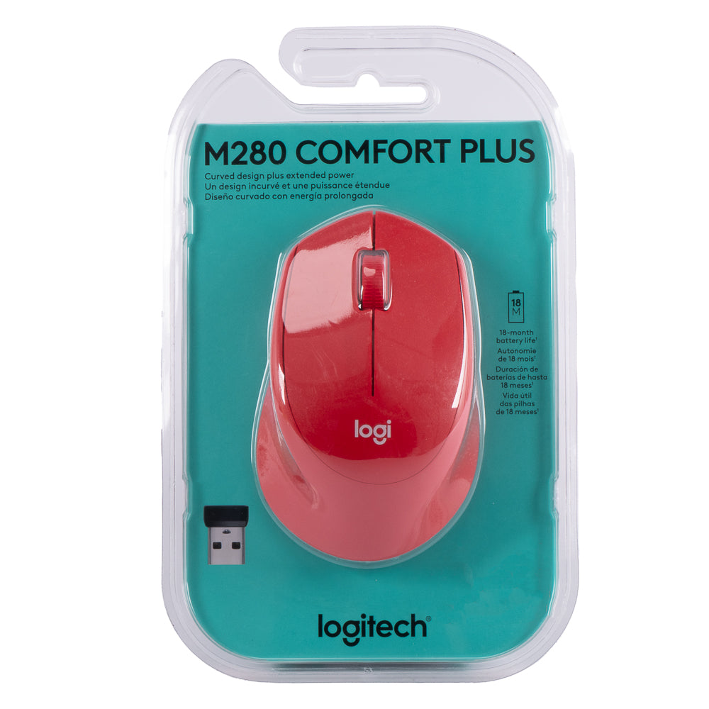 Mouse Inalámbrico Rojo
