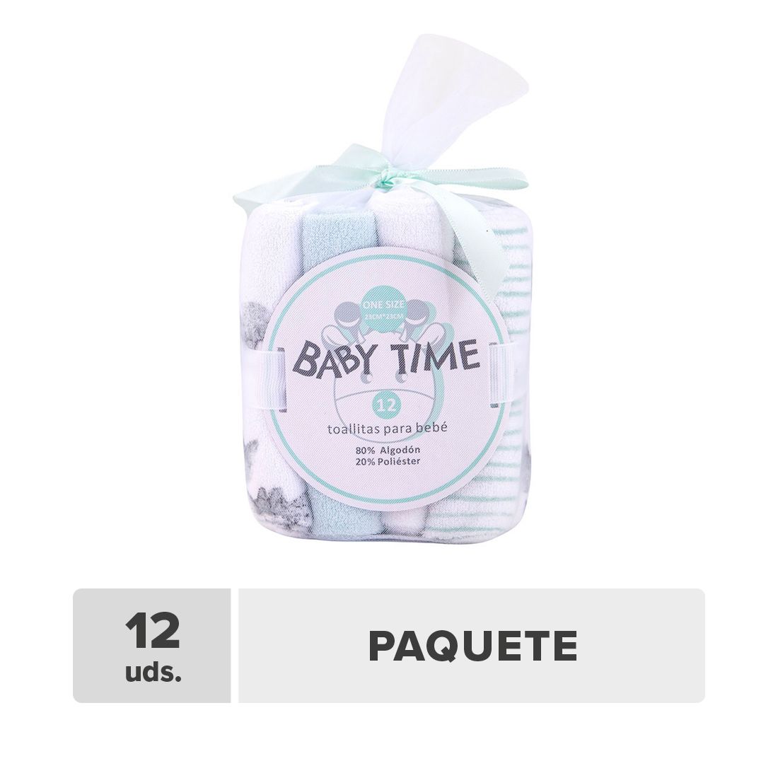 Pañitos Bebé Niño 12pcs