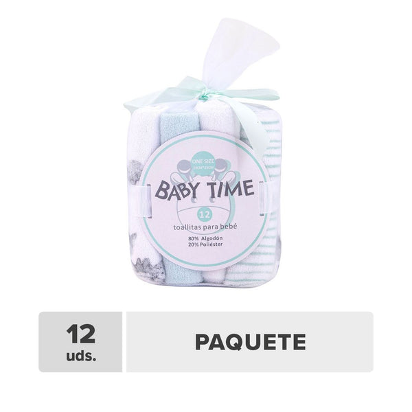 Pañitos Bebé Niño 12pcs