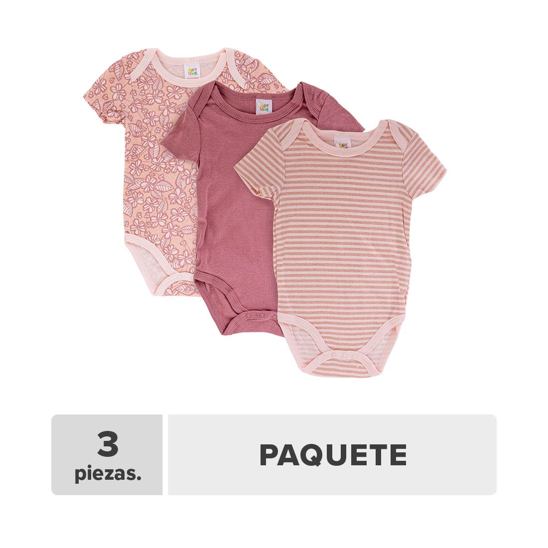 Mameluco Bebé Niña 3pcs