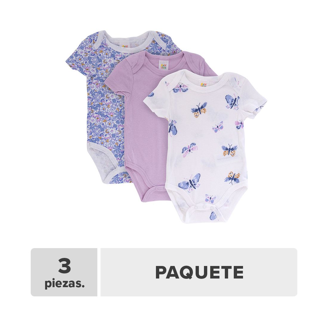 Mameluco Bebé Niña 3pcs