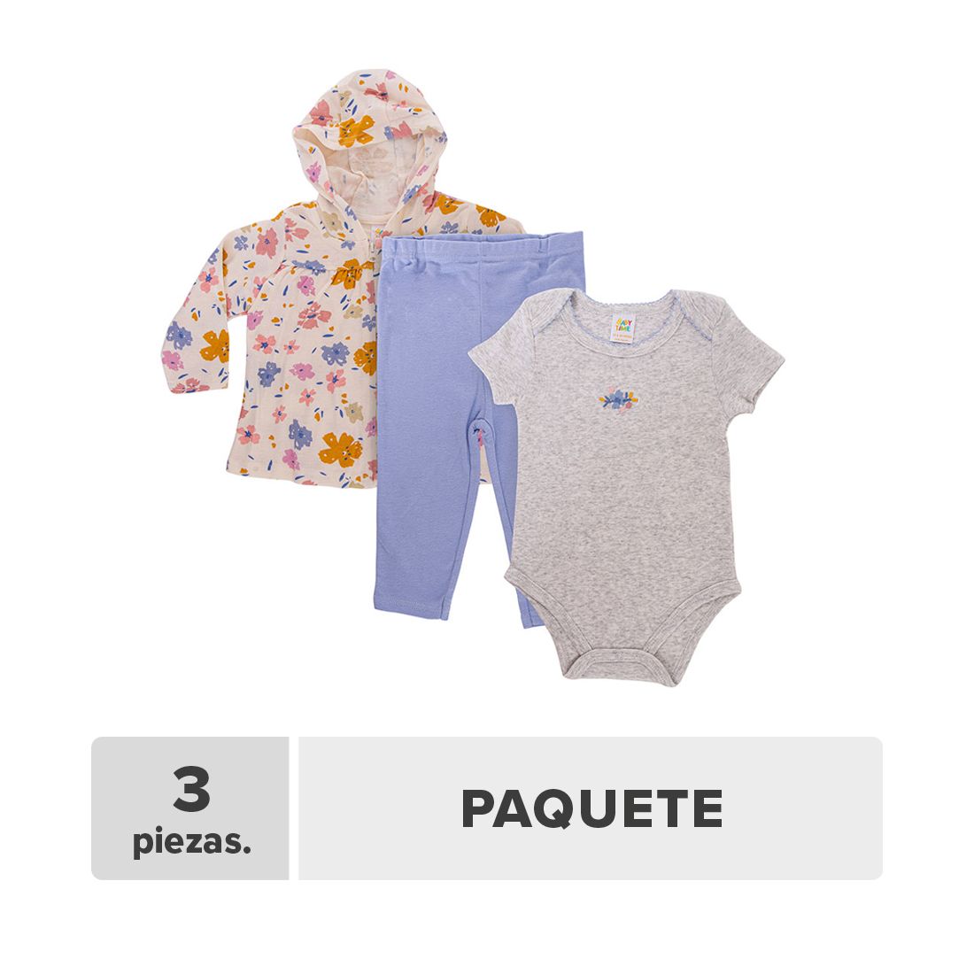 Conjunto Bebé Niña 3pcs