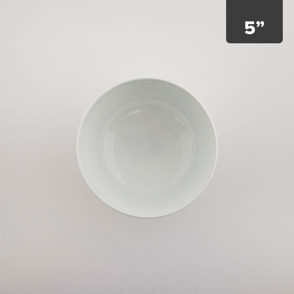 Bowl Redondo Blanco Porcelana 5in