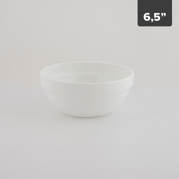 Bowl Redondo Apilable Temperado 6.5in