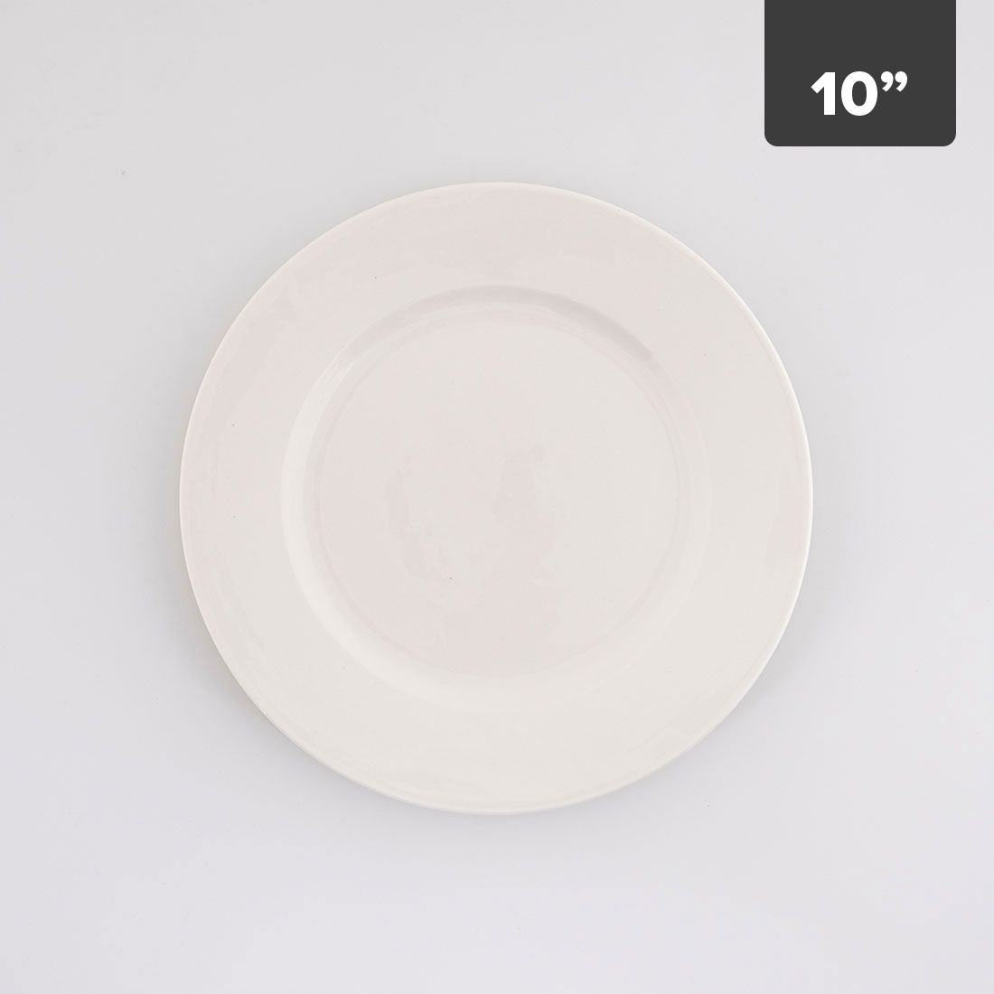 Plato Grande Porcelana New Bone 10in