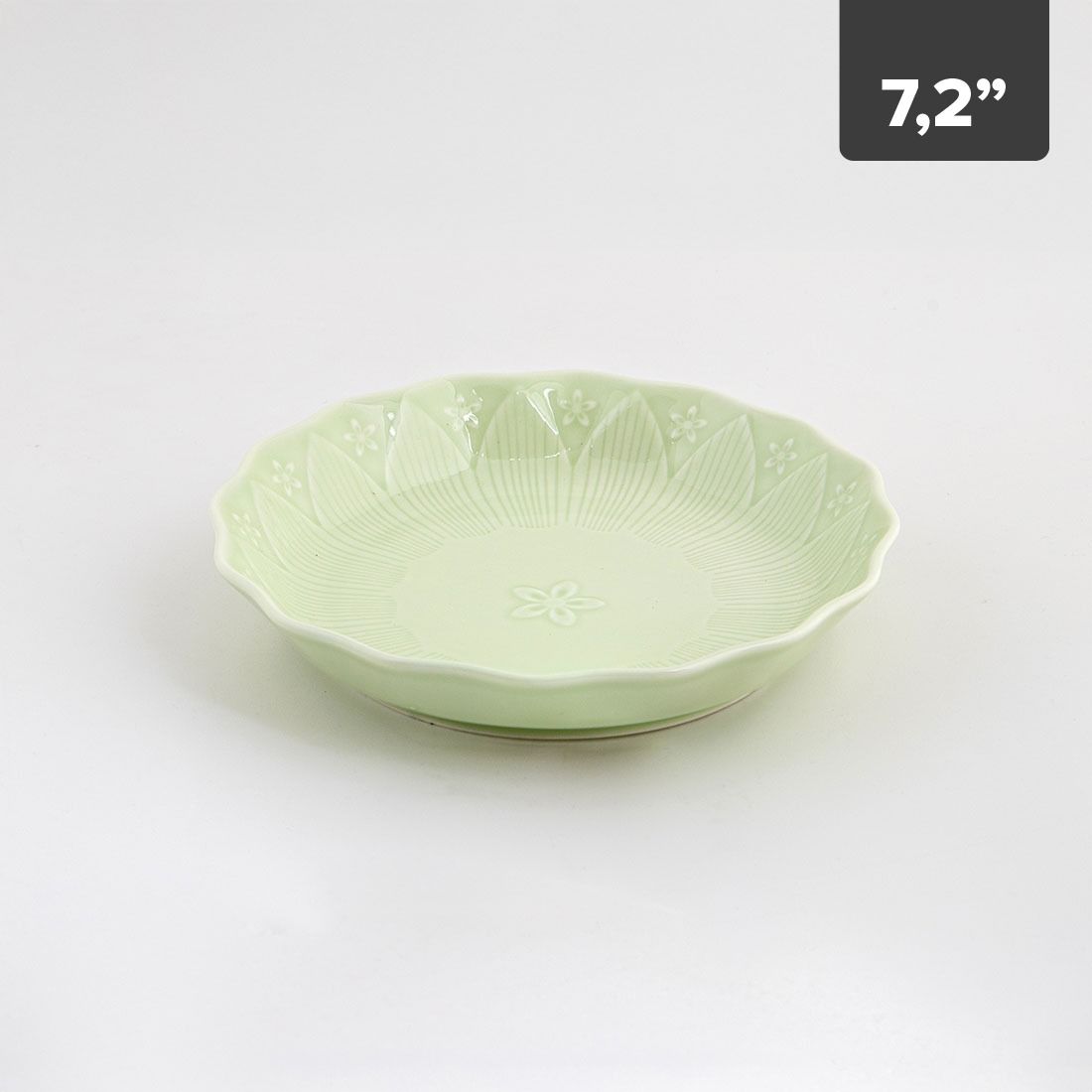 Plato Pequeño Porcelana 7.2in