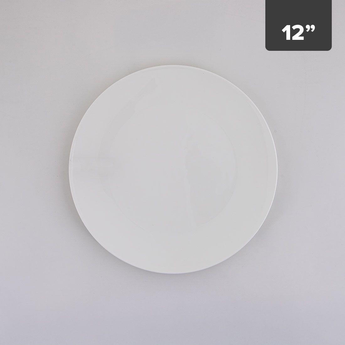 Plato Grande Porcelana New Bone 12in