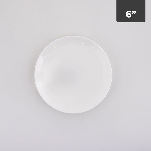 Plato Pequeño Porcelana New Bone 6in