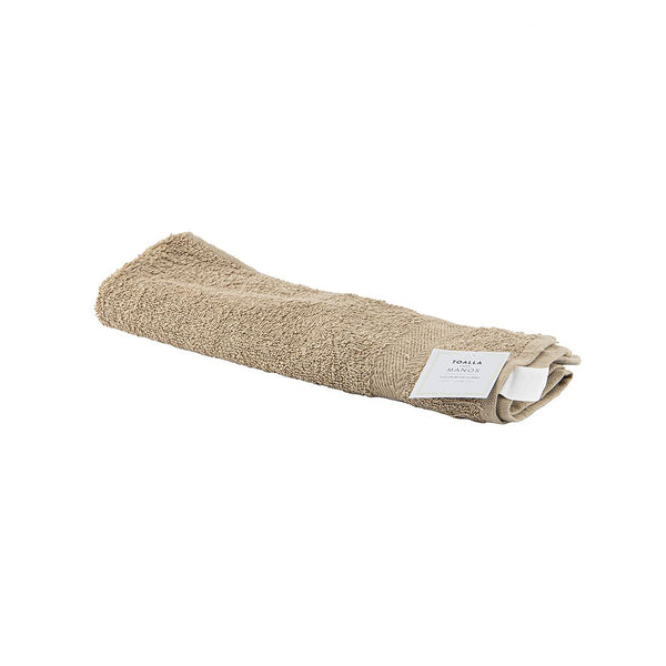 Toalla Manos Beige Algodón 40x70cm