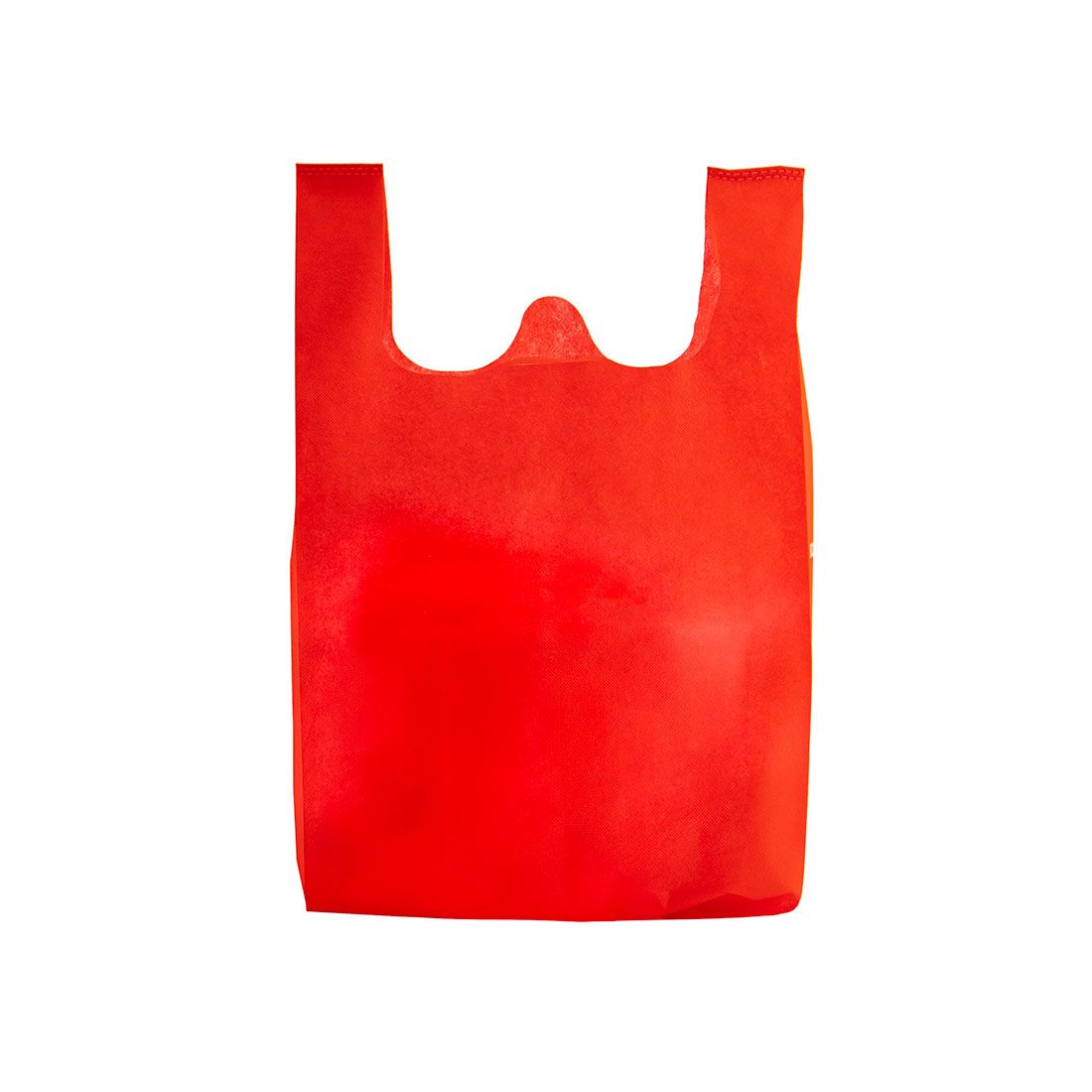 Bolsa Reutilizable Roja Tela No Tejida 55x40cm