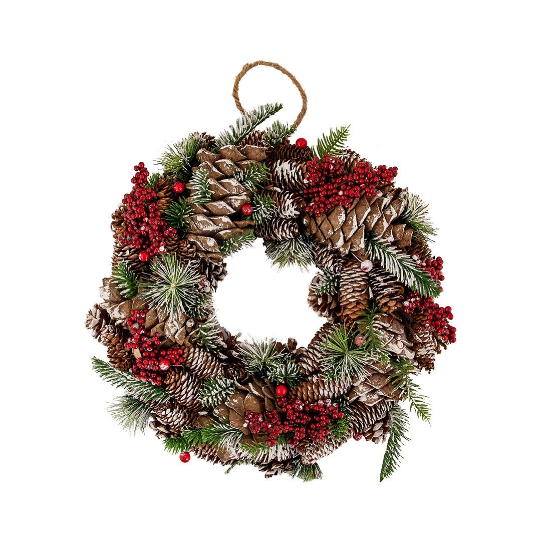 Corona Navideña Bellota Frutos 37cm