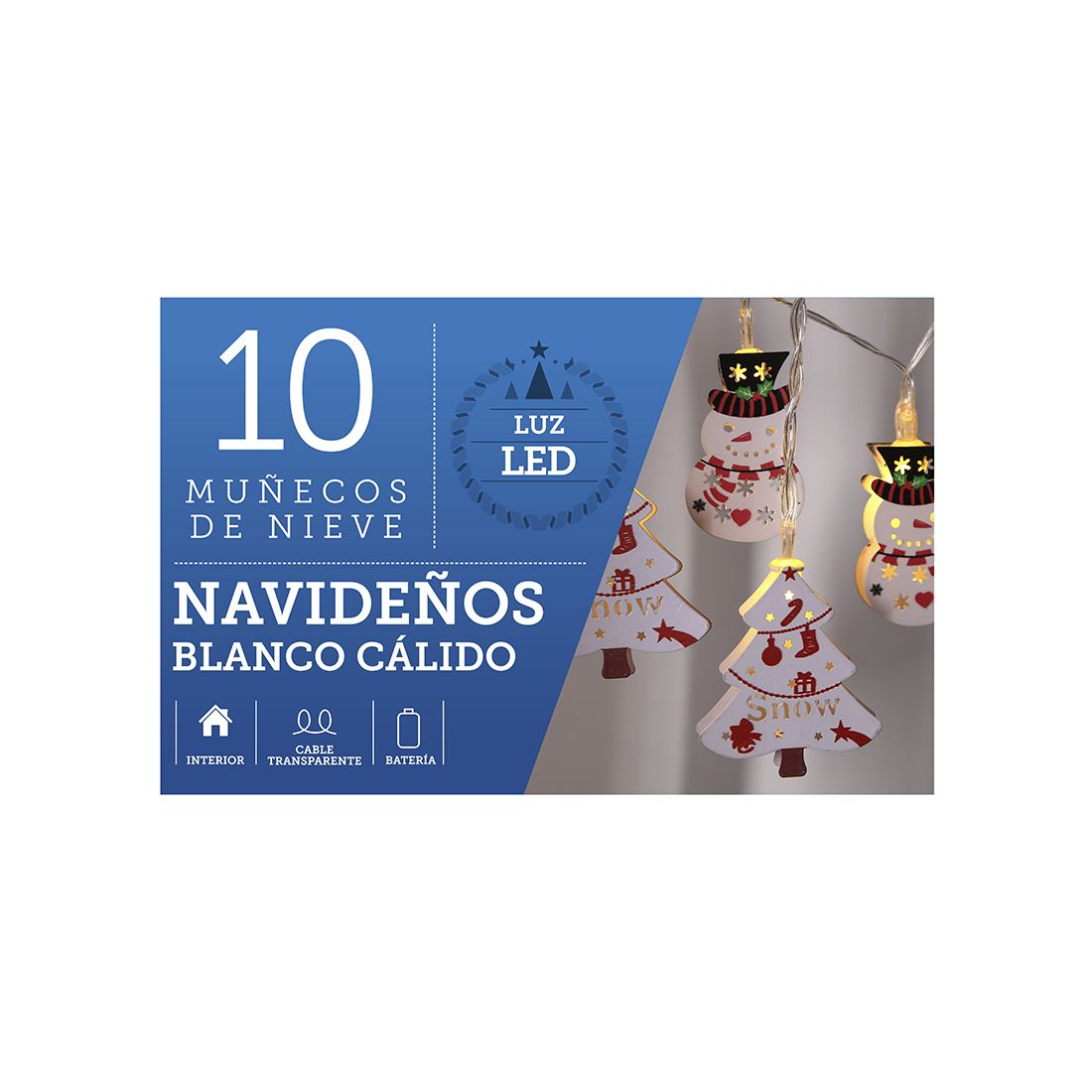 Luces Navidad 10 Muñeco
