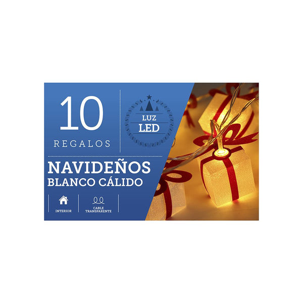 Luces Navidad 10 Regalos