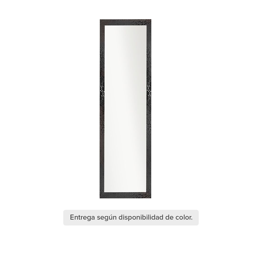 Espejo Colgar Borde Mosaico Plástico Y Metal 30x120cm