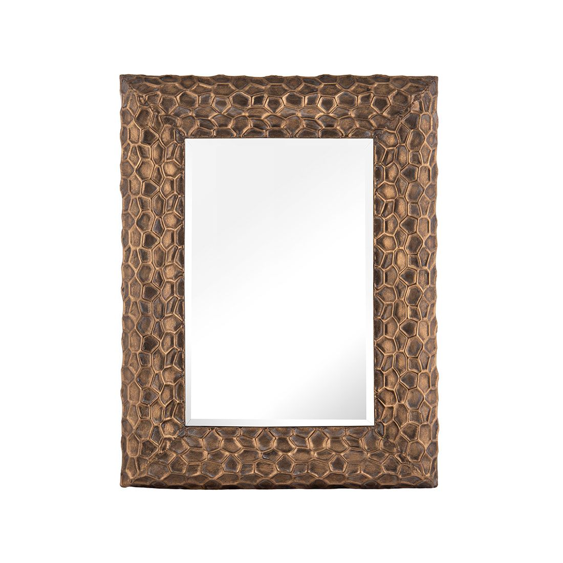 Espejo Pared Rectangular Metal Y Vidrio 60x6x80cm