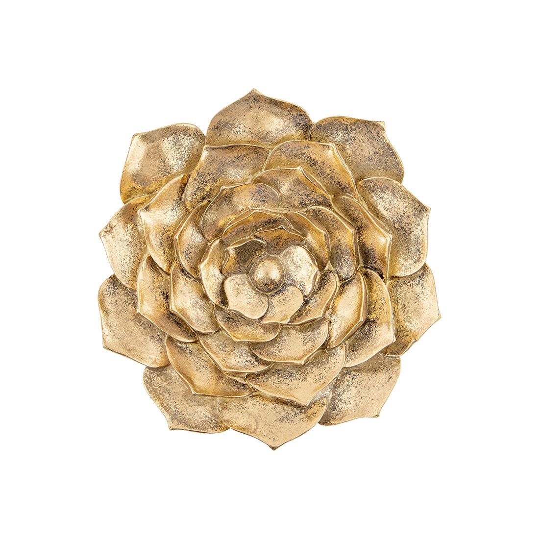 Adorno Pared Flor Resina 25.5x3.5x25.5cm