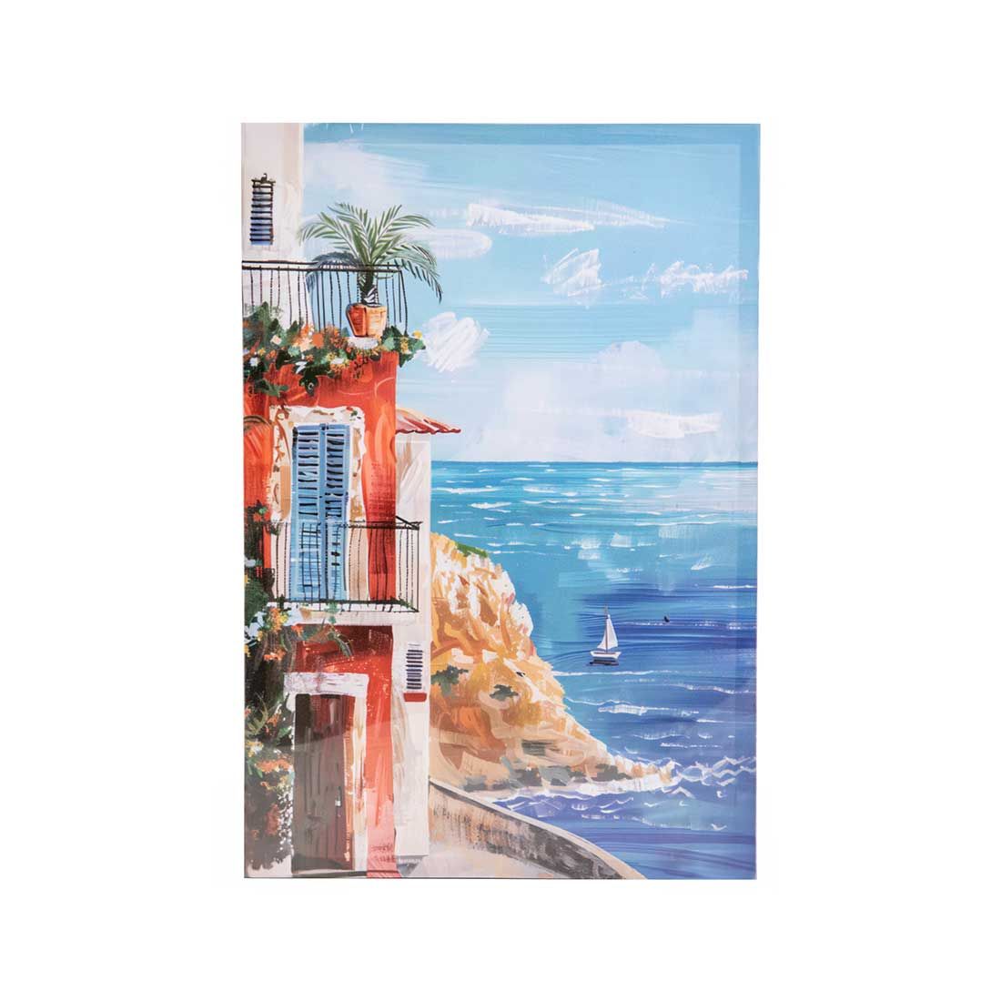 Cuadro Decorativo Paisaje Lienzo Madera 40x60x2.5cm