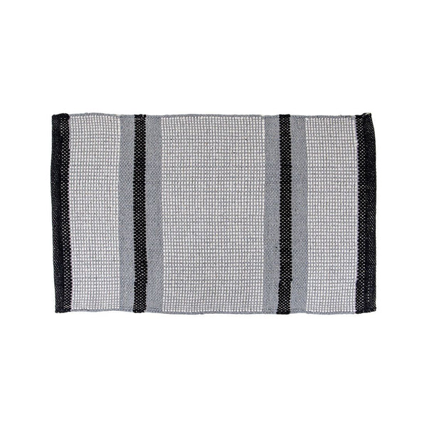 Alfombra Baño Tejida Estampada Poliéster Y Algodón 40x60cm