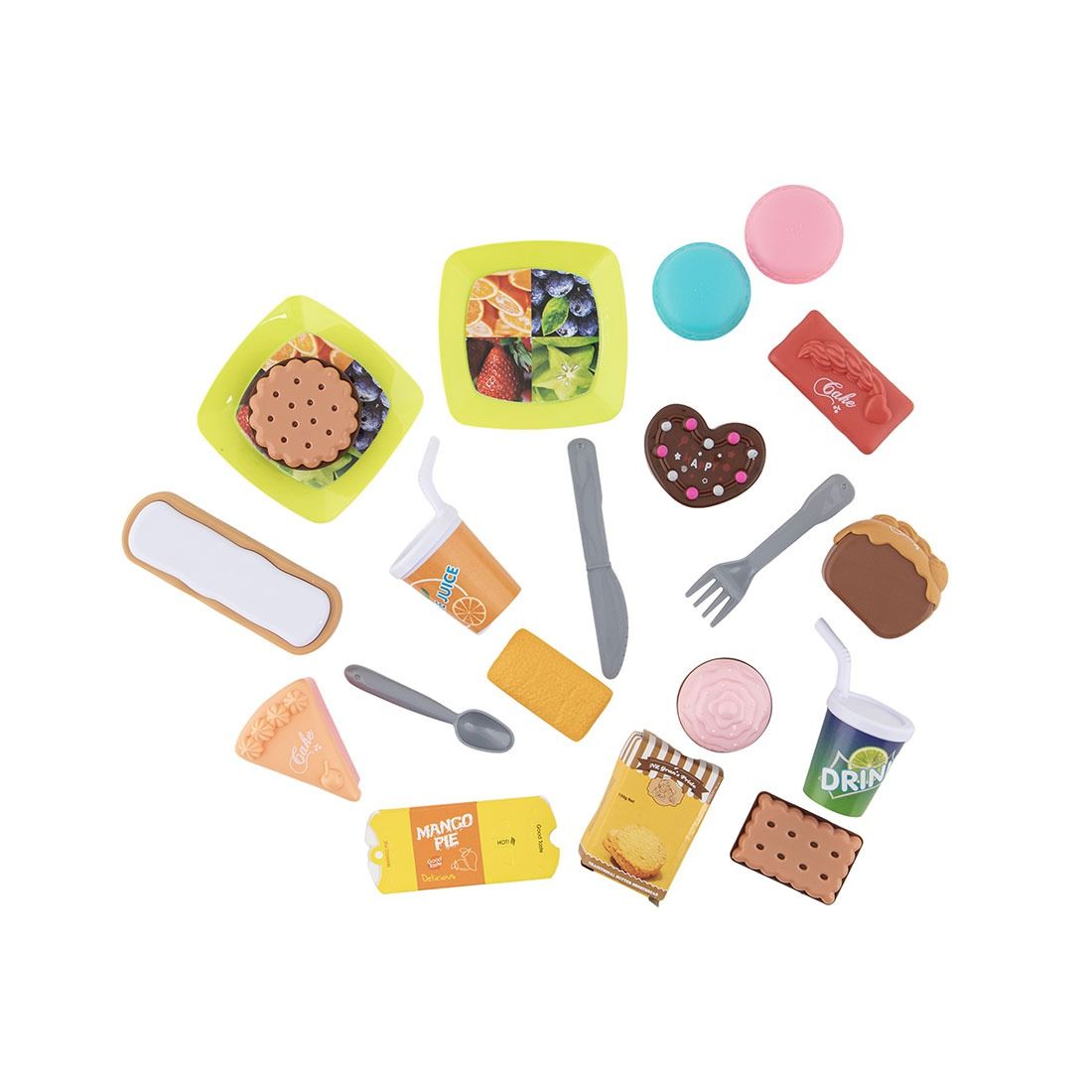 Juego Bocadillos Plástico 19pcs