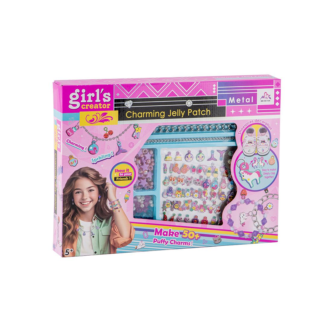 Set Bisutería Infantil Plástico 120pcs