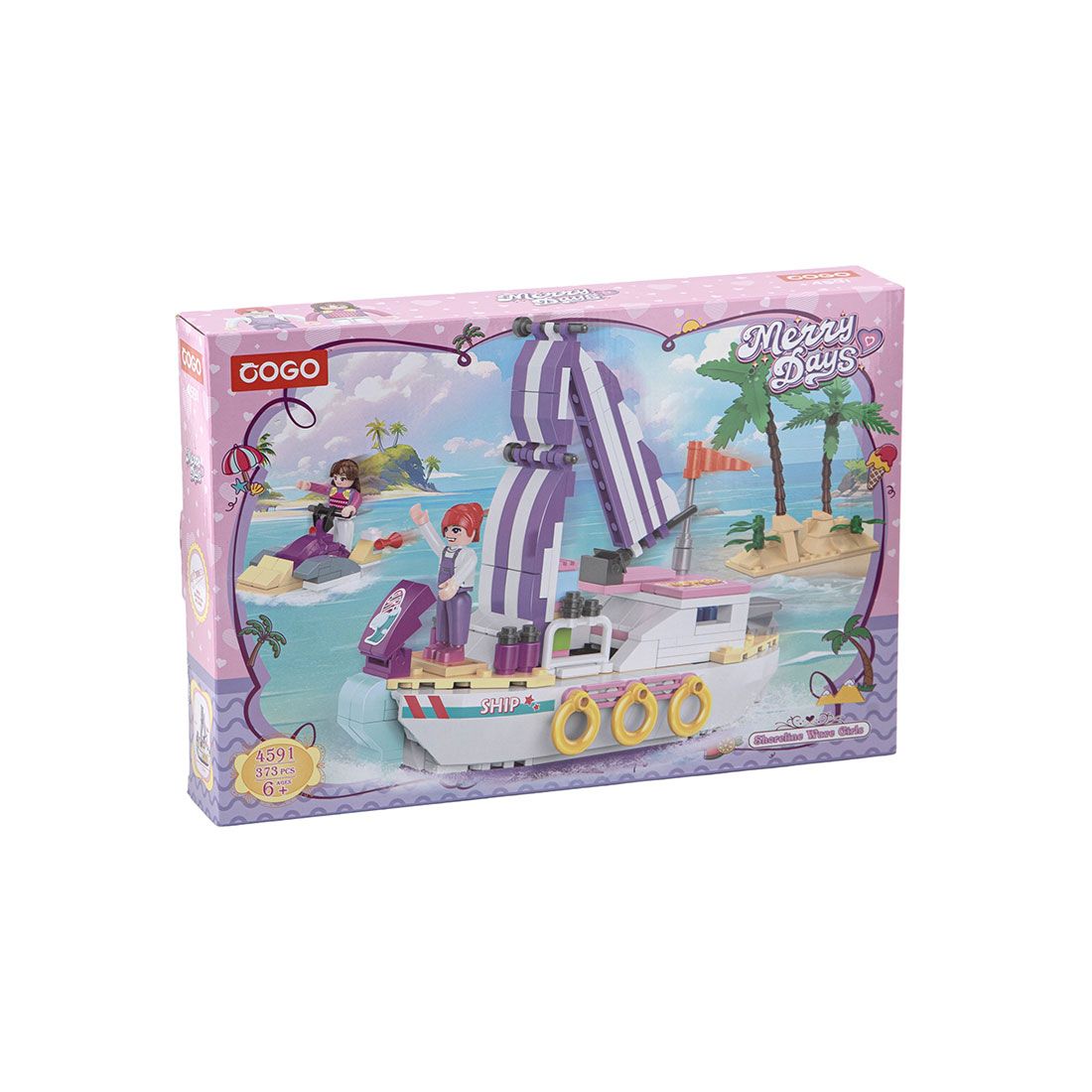 Barco Armable Plástico 373pcs