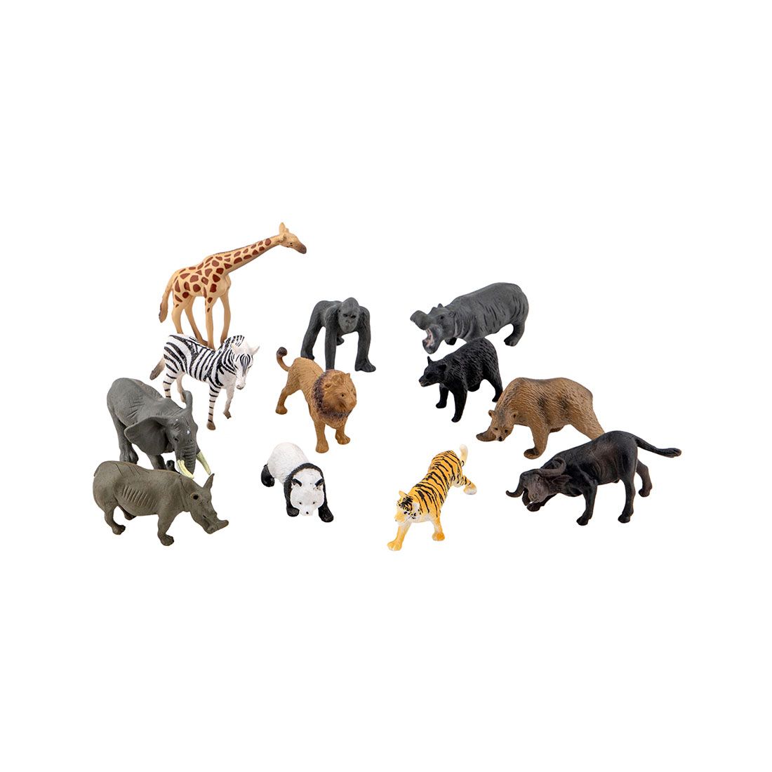 Animales Selva Pvc 12pcs