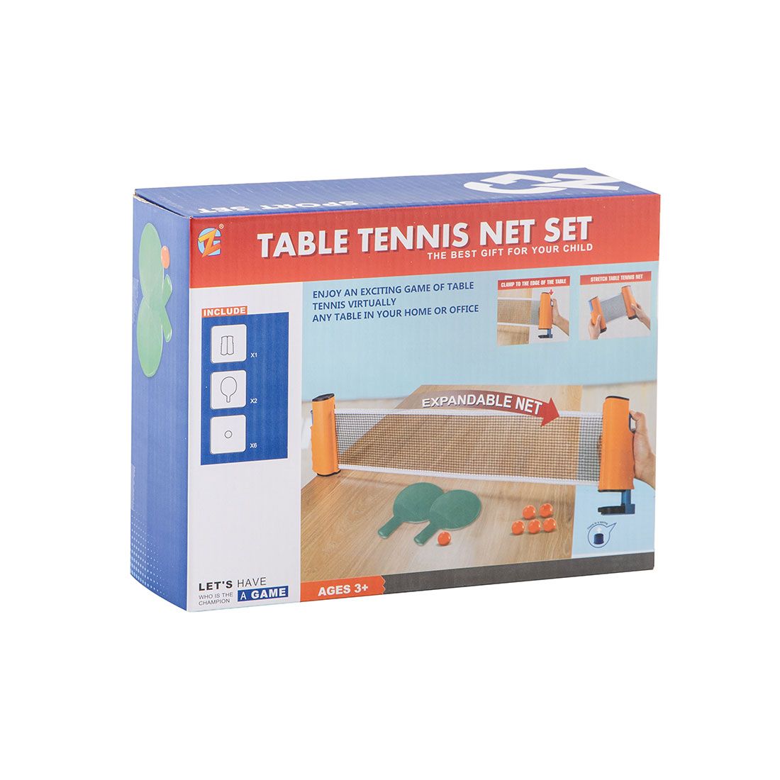 Juego Ping Pong Poliéster 9pcs