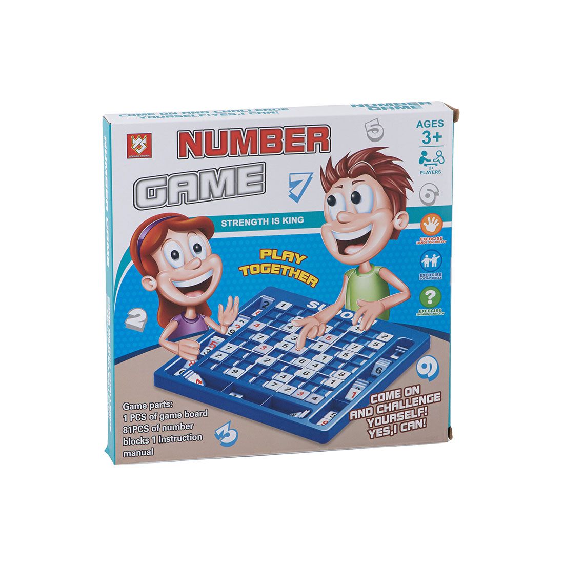 Juego Números Plástico