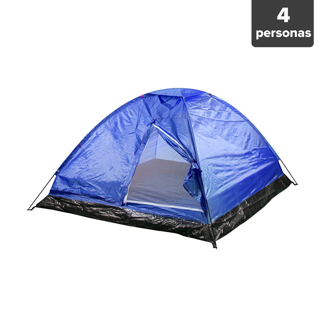Tienda Acampar 4 Personas 2.4x2.1x1.3m