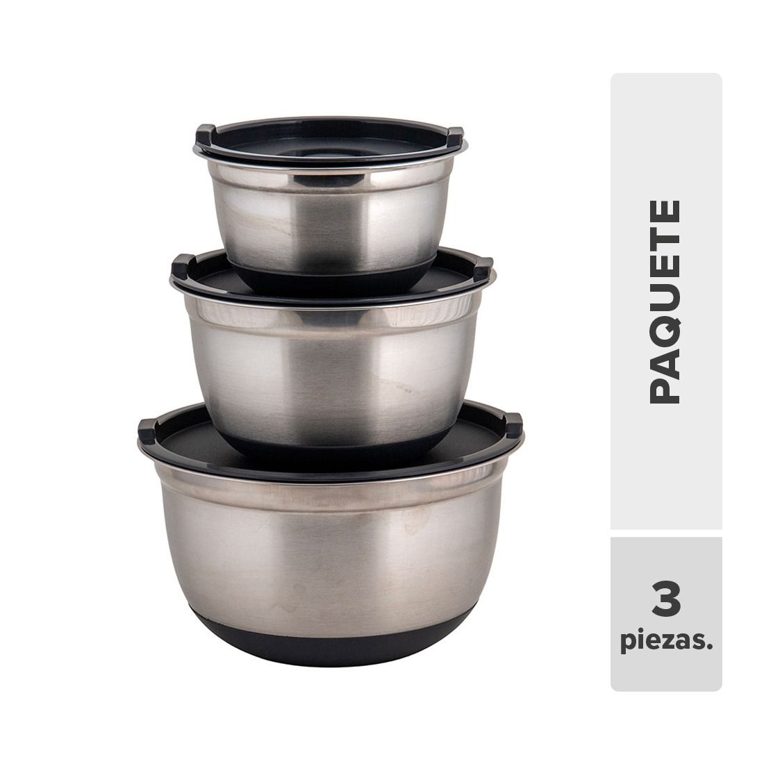 Bowl Acero Inoxidable 3pcs