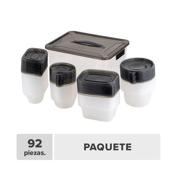 Recipientes Plástico 92pcs