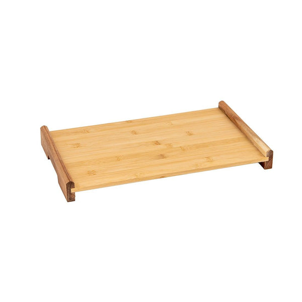 Bandeja Servir Bambú Y Madera 40x24x4cm