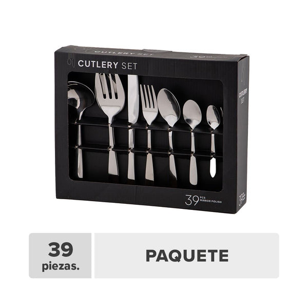 Cubiertos Acero Inoxidable 39pcs