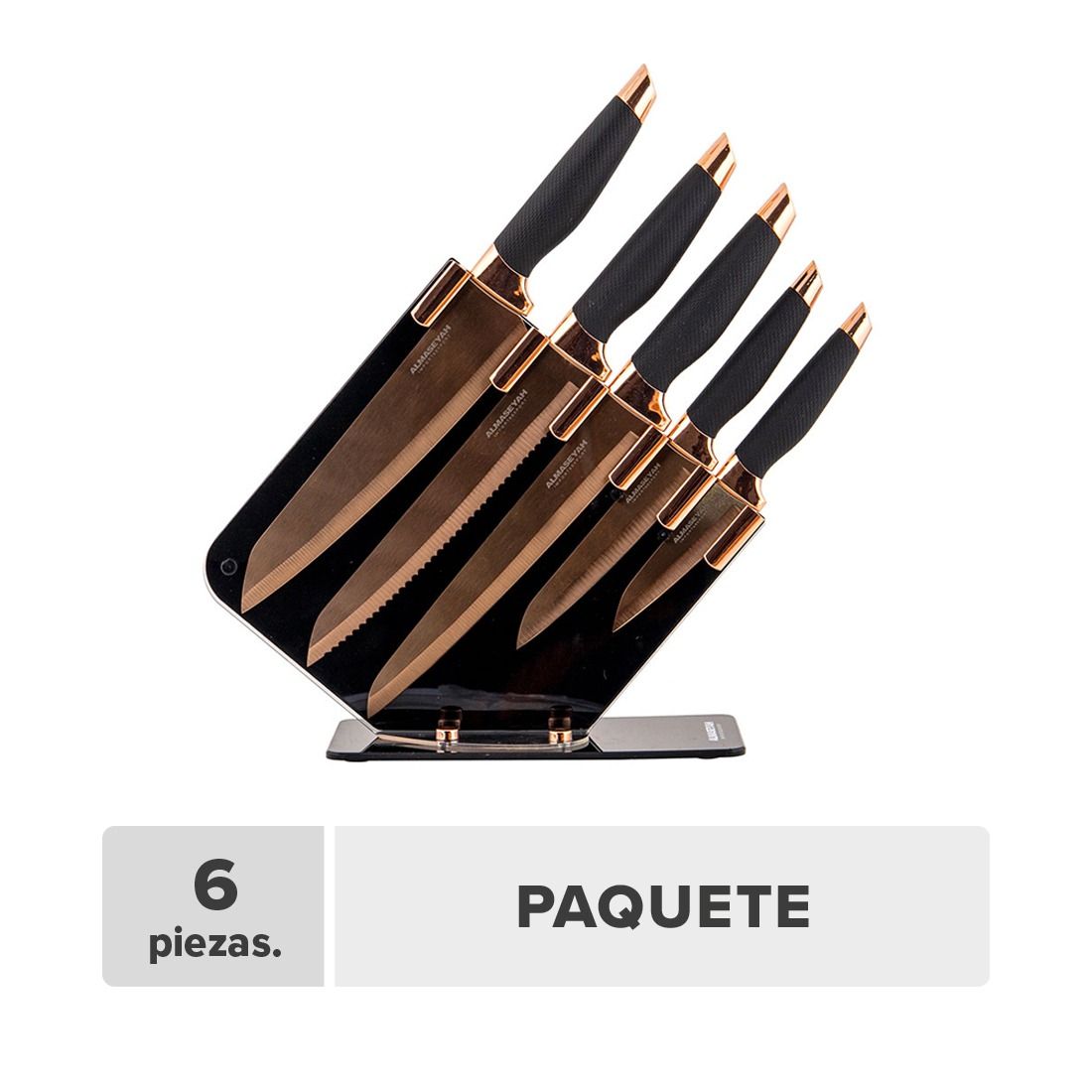 Cuchillos Plástico Y Acero Inoxidable 6pcs