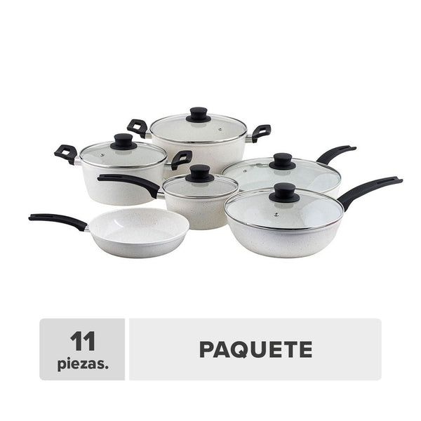 Ollas Y Sartenes Mármol 11pcs