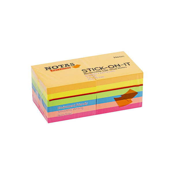 Nota Adhesiva Neón 3x3in 1200hojas