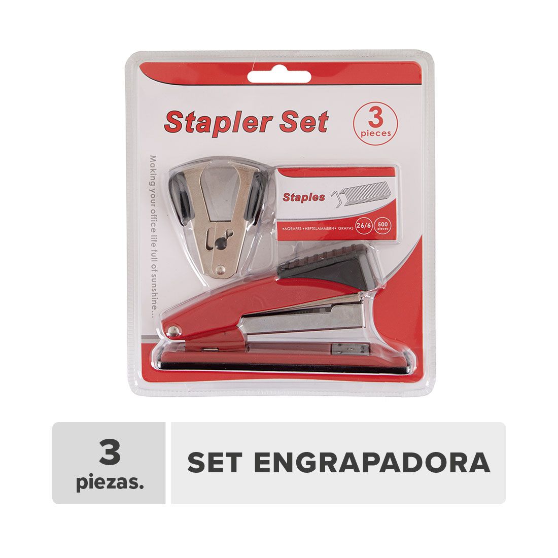 Engrapadora 3pcs