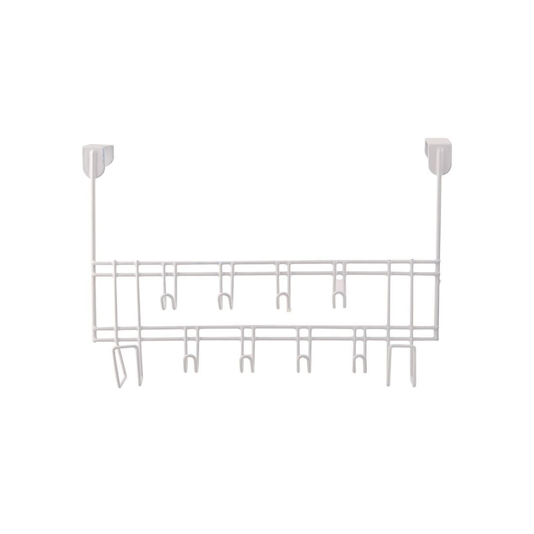 Rack 10 Ganchos Hierro 39x25x10cm