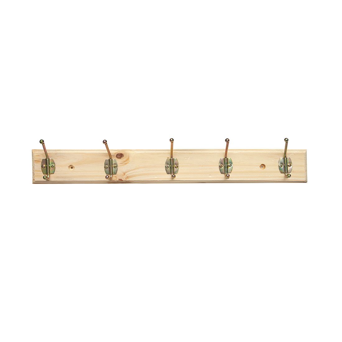 Rack 5 Ganchos Madera 49cm