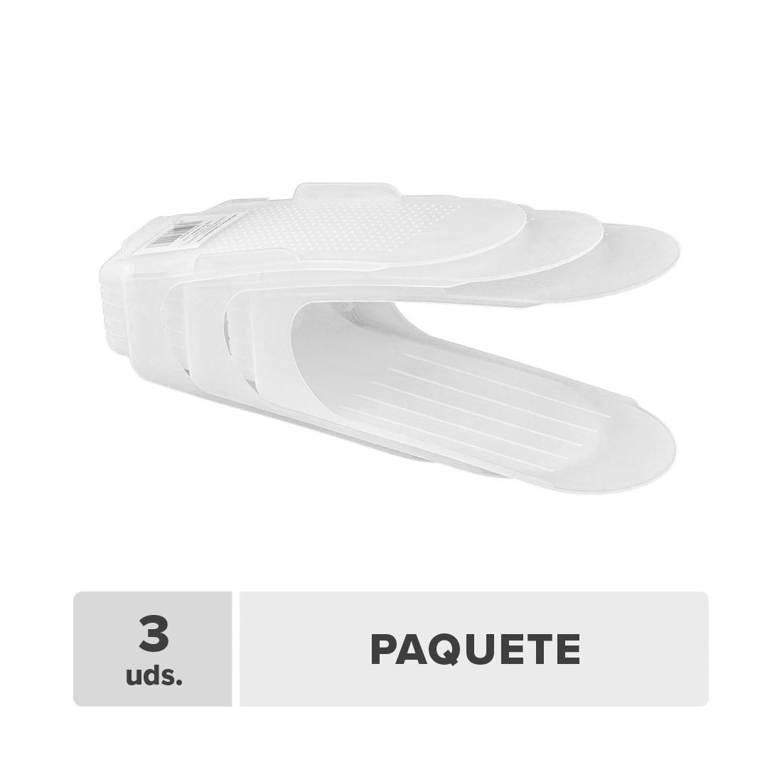 Organizador Calzado Plástico 3unds