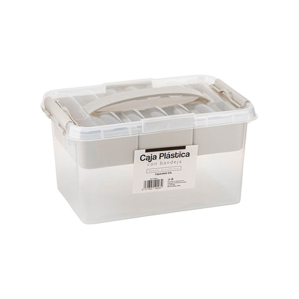 Caja Bandeja Divisiones Plástico 6.5lt