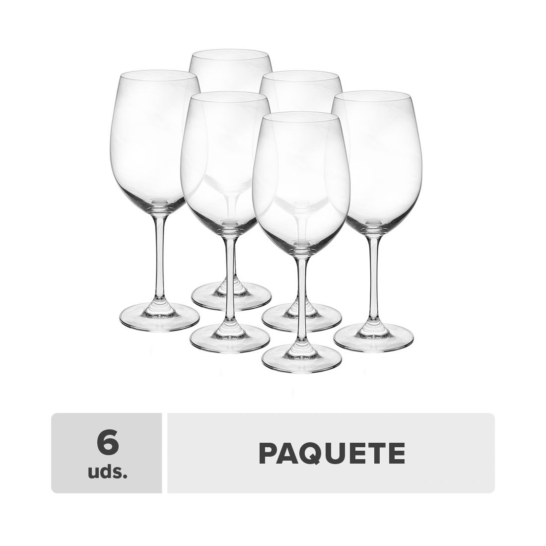 Copa Vino Cristal 24oz 6unds